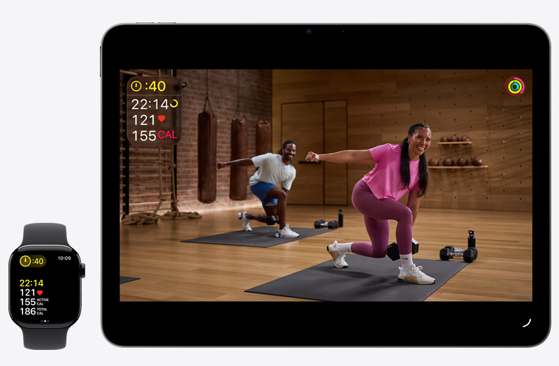 Lipagas Vertical Models tracks a workout, PAYG LPG plays live fitness class